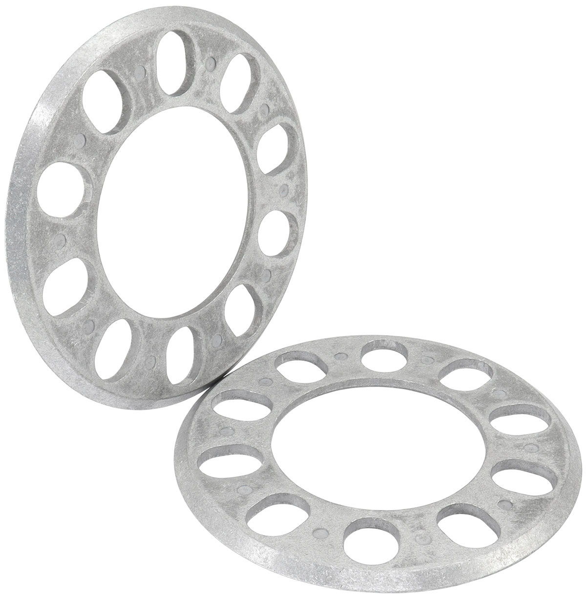 SLIP ON WHEEL SPACERS 7/32" 5.5mm PAIR ALLOY 5x 4.5"-5" BC