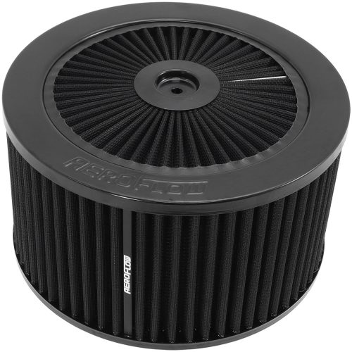 9″ X 5″ FULL FLOW AIR CLEANERASSEMBLY 5-1/8″ BLACK COTTON