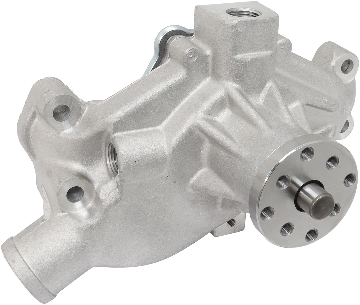 SMALL BLOCK CHEV SHORT WATER PUMP NATURAL CAST SBC
