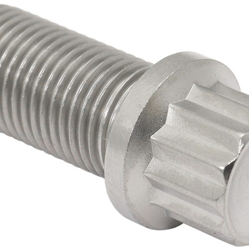 M12x1.25 TITANIUM BOLT 25mmUHL12 POINT SINGLE M12 x 1.25mm
