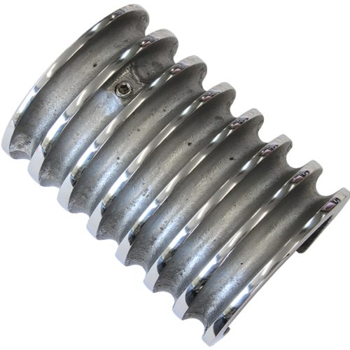 SLIP ON FINNED COIL COVER POLISHED FINNED