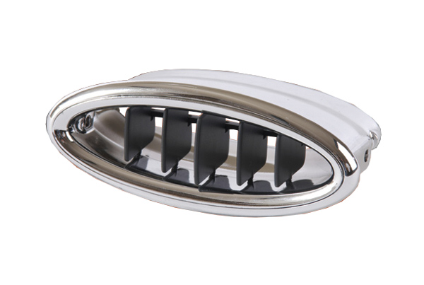 AIR CON ADJUSTABLE VENT 4"X1.6OVAL SUIT 2.5DUCT