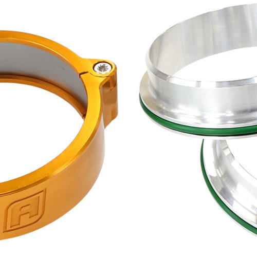 2.0″ BILLET INTERCOOLER CLAMPSSTAINLESS STEEL GOLD CLAMP