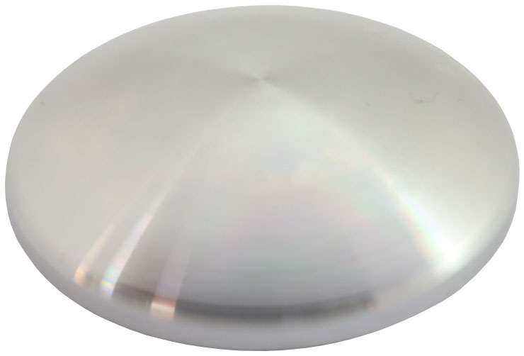 WELD ON MACHINED TANK END FOR 2" 51mm ALUMINIUM PIPE