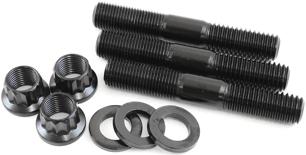 FORD 9" CARRIER BEARING STUD KIT 8740 BLACK BOLTS NUTS