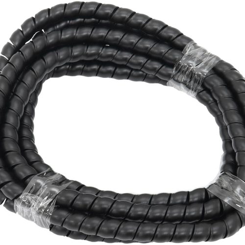 6mm I.D SPIRAL WRAP COVER     BRAIDED HOSE WIRE 1 METER