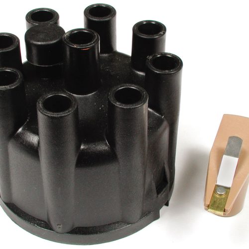 DISTRIBUTOR CAP & ROTOR KIT V8CHRYSLER PLYMOUTH DODGE BLACK