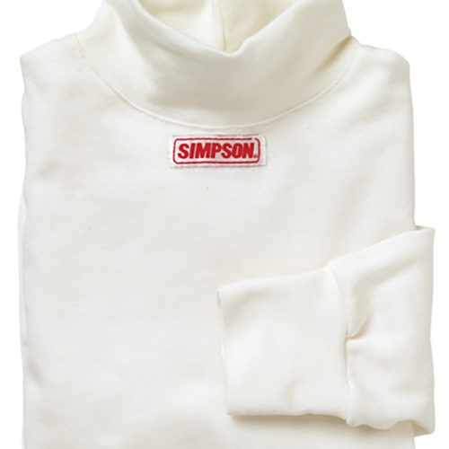 7OZ UNDERWEAR TOP SMALL       LONG SLEEVE WHITE SFI FIA