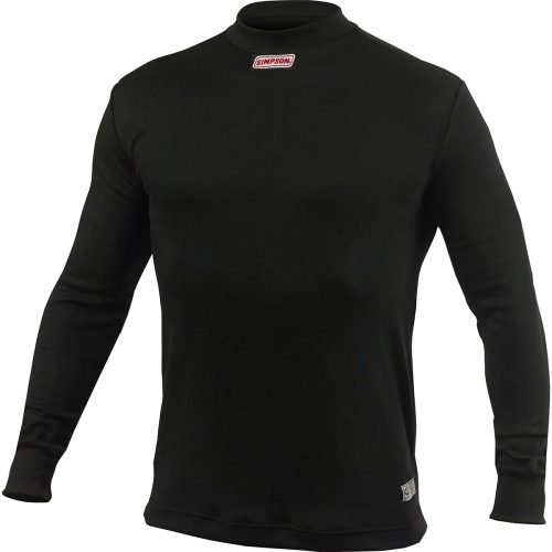 CARBONX TOP BLACK – MEDIUM    UNDERWEAR – SFI – LONG SLEEVE