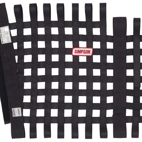 WINDOW NET 24″ X 24″ BLACK    – 1″ WEBBING