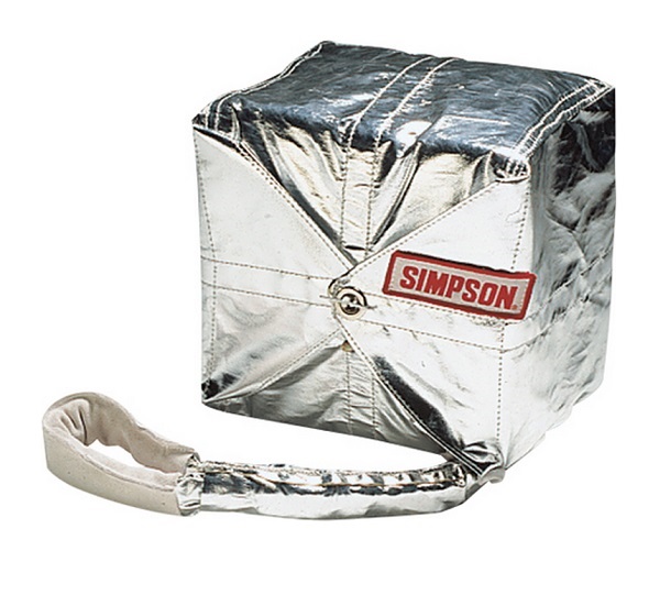 12' CROSSFORM BLUE DRAG CHUTE ALUMINIZED PACK 300MPH T/F F/C