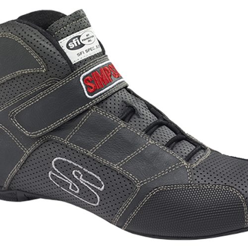 REDLINE SHOE GREY 8 – SFI-5 FIA DRIVING BOOT