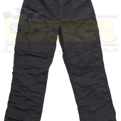 2 LAYER PANTS LARGE BLACK     – SFI-5 RATED