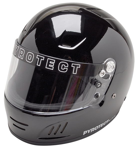 SA2015 HELMET, XX-SMALL, BLACKPRO AIRFLOW, CLEAR SHIELD