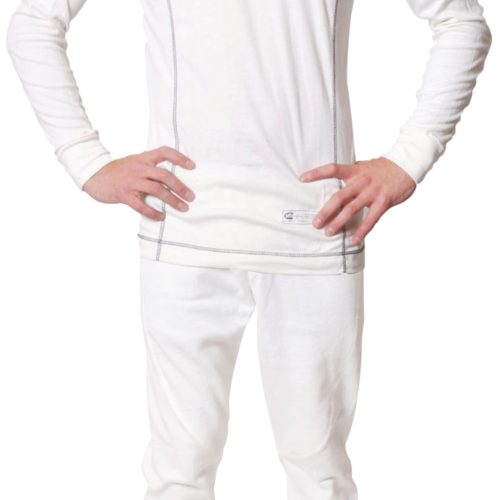 UNDERWEAR, BOTTOM, LARGE      SFI RATED, WHITE