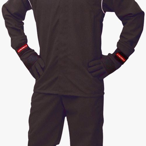 JUNIOR JACKET, MEDIUM, BLACK  SFI-1, SINGLE LAYER