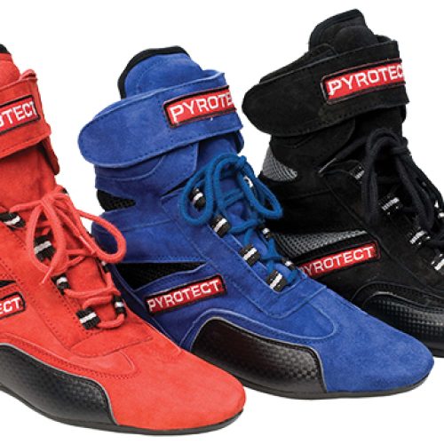 RACING SHOES, SIZE 14, BLACK SFI-5, HIGH TOP