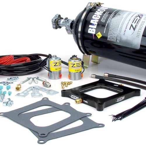 ZEX 4150 NITROUS KIT 100-300HPPERIMETER CARB PLATE, BLACK