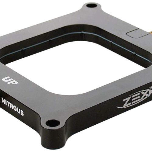 ZEX 4500 CARB PERIMETER PLATE WITH GASKETS, BLACK