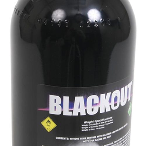 ZEX 10LB NITROUS BOTTLE, BLACKINCL VALVE & -4AN FITTING