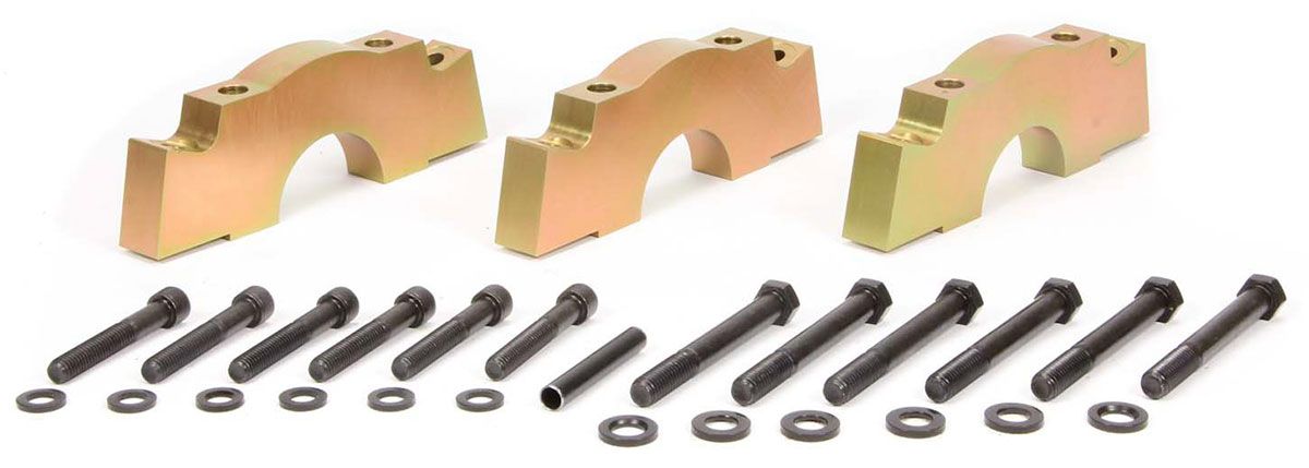 SB CHEV 283 327 4 BOLT MAIN SPLAYED CAPS S/J (3 CAPS ONLY)