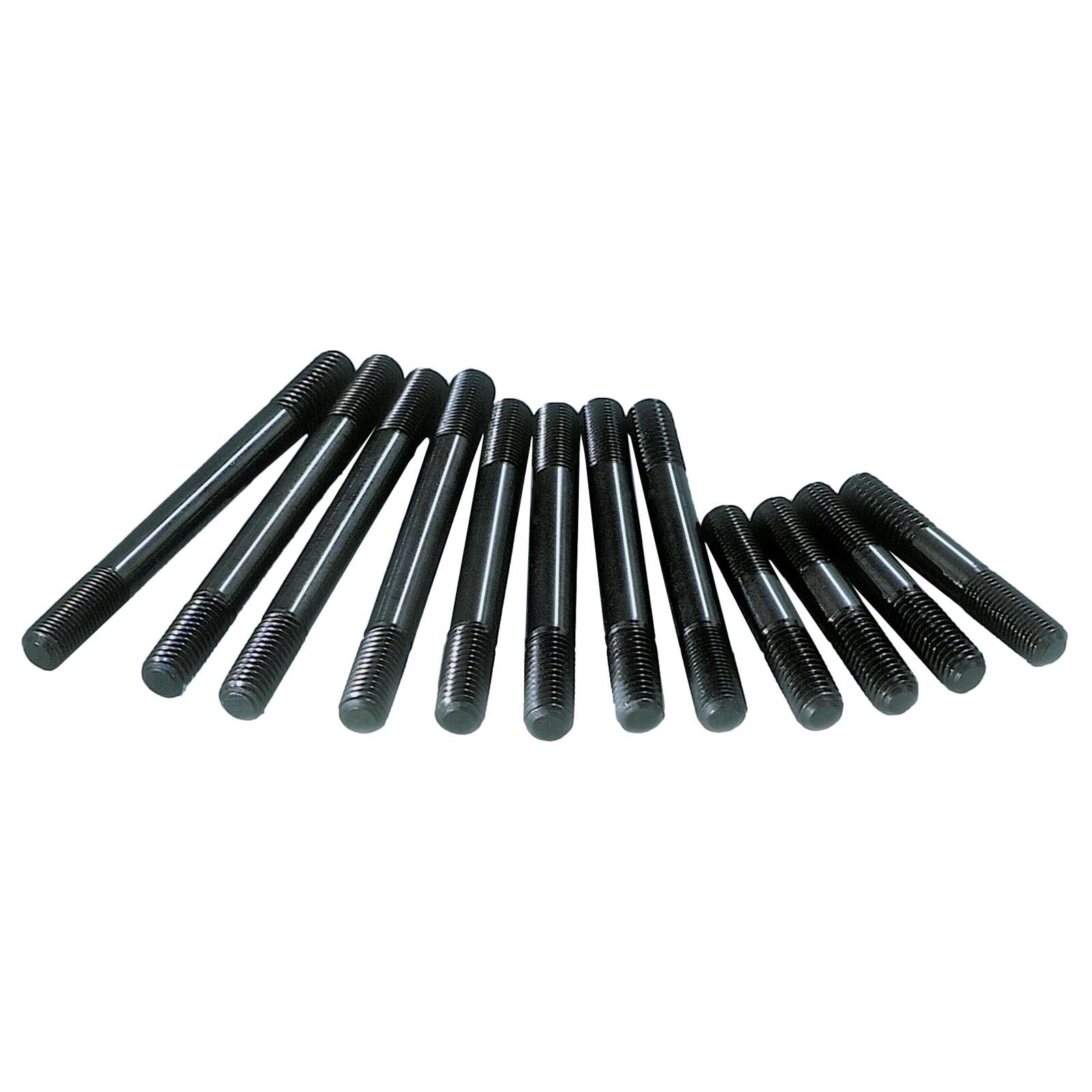 FORD 351C HEX HEAD STUD KIT 351M 400 CHROMOLY BLACK OXIDE