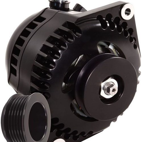 170A RACE ALTERNATOR, BLACK   GM 63-85, S SERIES, 1V & 6-RIB