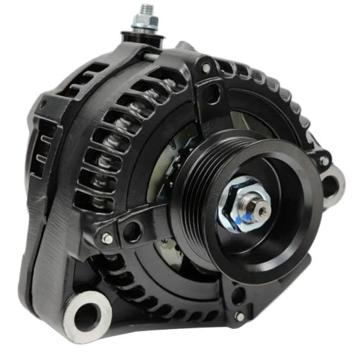 170A 2JZ ALTERNATOR, BLACK    TOYOTA SUPRA 1JZ, 2JZ, 6-RIB