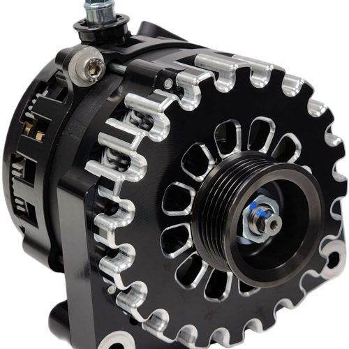 240A LS ALTERNATOR, BLACK     S SERIES, BILLET