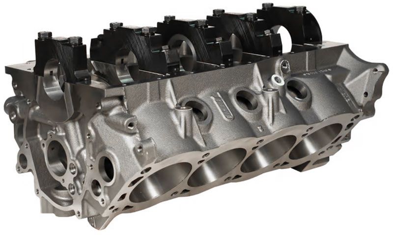 SBF SHP IRON BLOCK 4.000" BORE8.2" DECK, 302W MAINS 2.249"