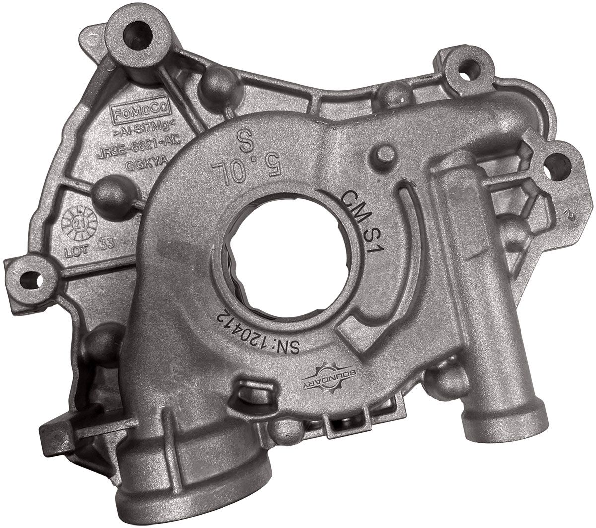 OIL PUMP, FORD COYOTE 2011-17 BILLET GEAR, STD VOL