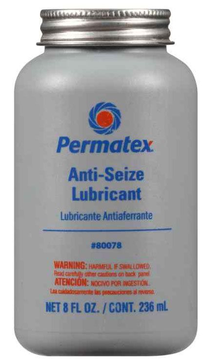 PERMATEX ANTI-SEIZE LUBRICANT 8OZ / 236ML BRUSH-TOP BOTTLE