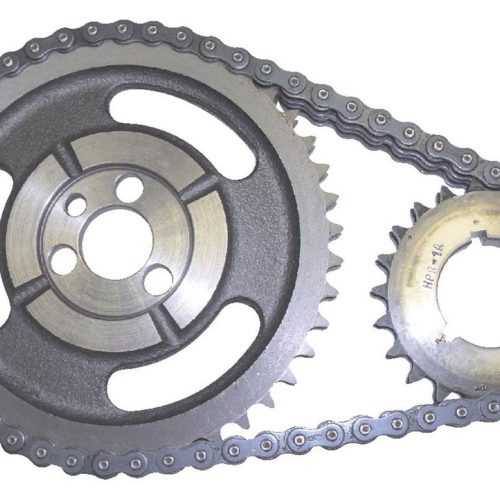 SBC CHEV DOUBLE ROW TIMING SET3 KEYWAY, .200″ ROLLER CHAIN