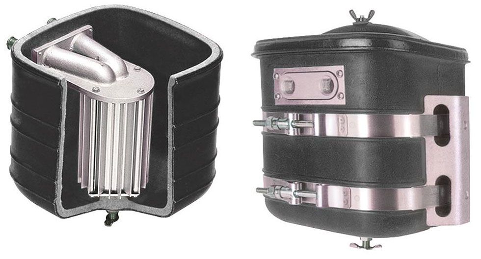 INSULATED FUEL COOL CAN -8 ORB, 7.75" x 7.75" x 8.0"