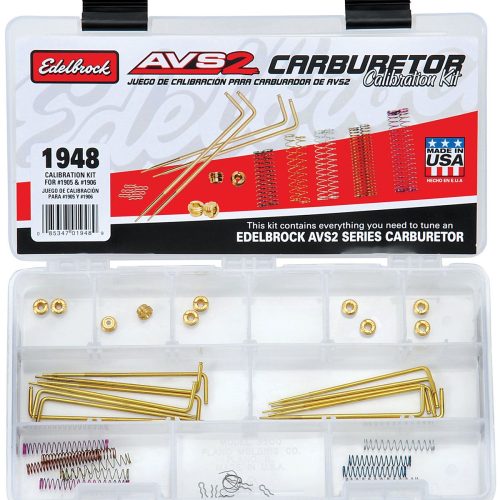 CALIBRATION KIT, AVS2 650CFM FOR 1905 / 1906 CARBURETTORS
