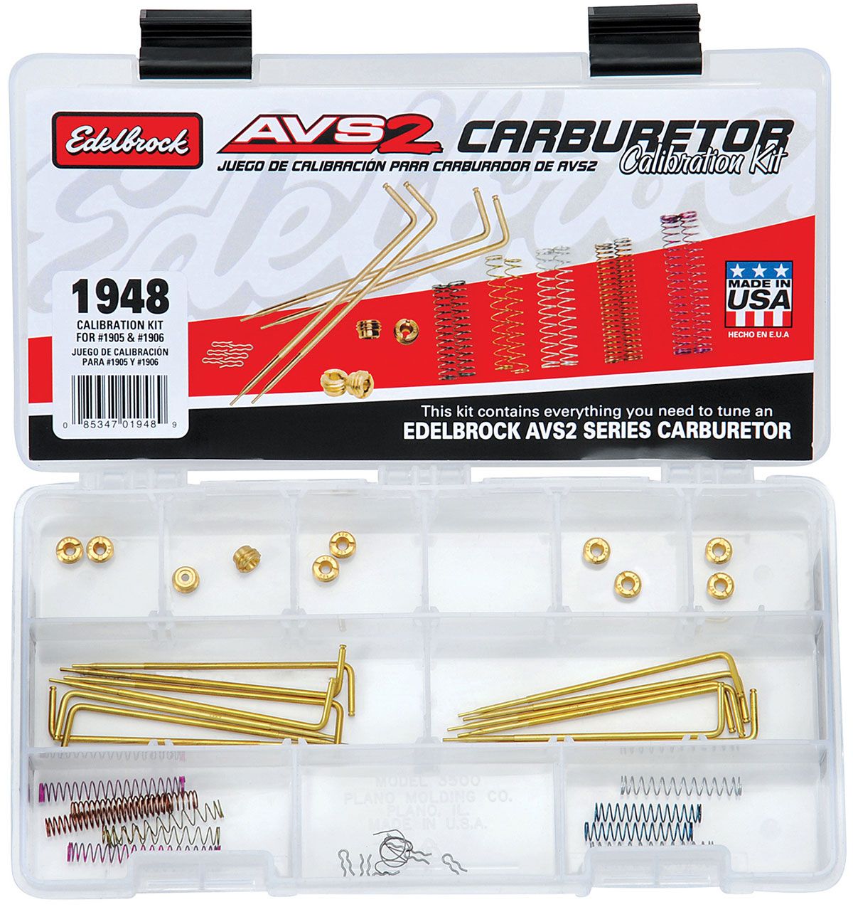 CALIBRATION KIT, AVS2 650CFM FOR 1905 / 1906 CARBURETTORS