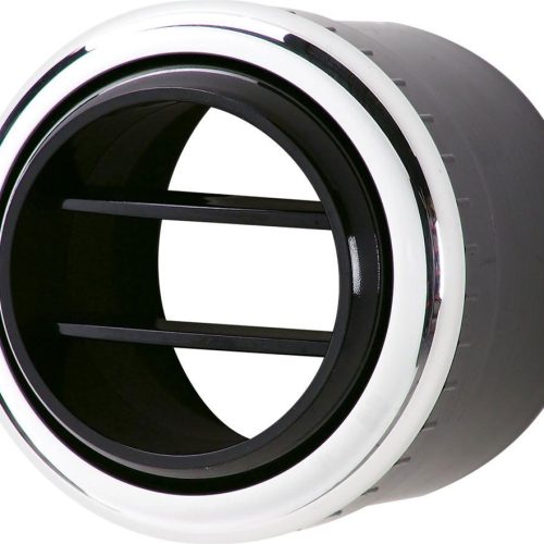 ROUND A/C VENT, BILLET BEZEL SUIT 2-1/2 HOLE AND HOSE