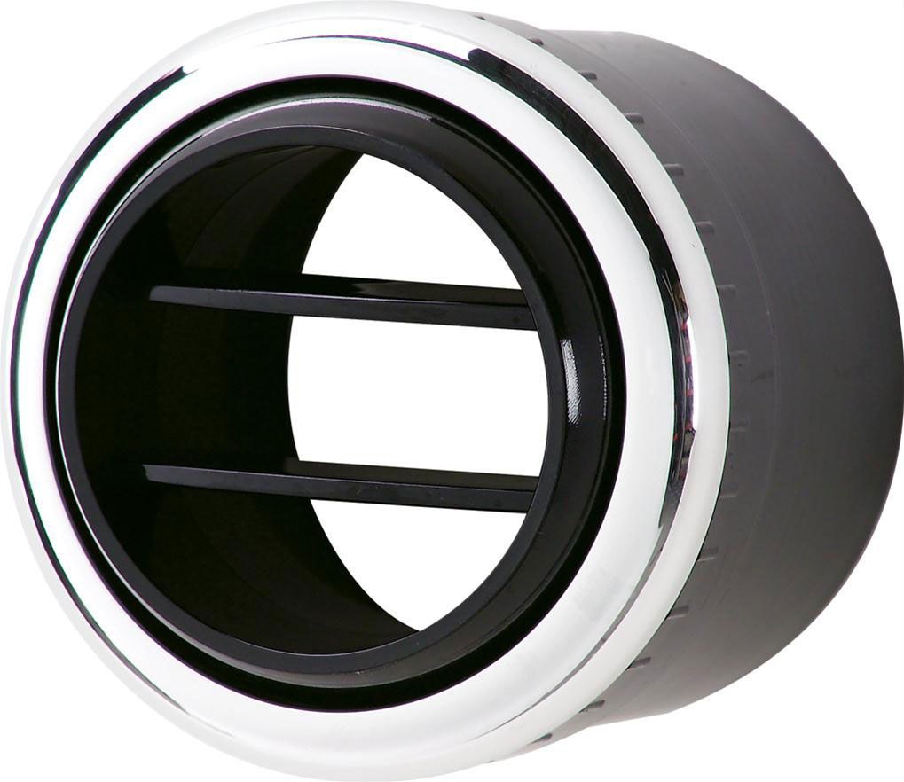 ROUND A/C VENT, BILLET BEZEL SUIT 2-1/2 HOLE AND HOSE
