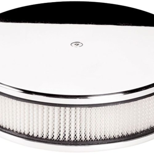 AIR CLEANER PLAIN ROUND 10X3 POLISHED