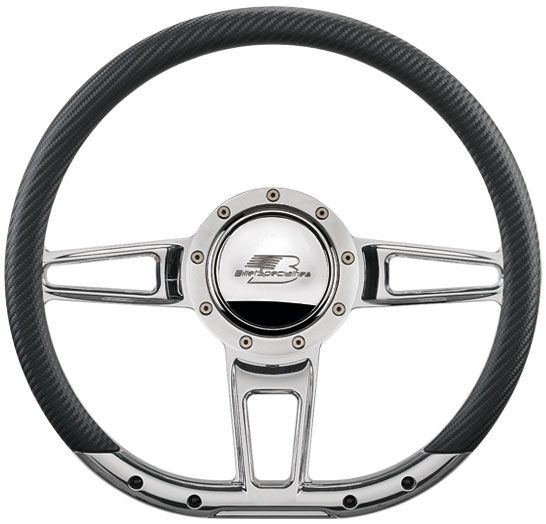 BILLET STEER WHEEL 14" FORMULAD -SHAPE NEED 14 D - WRAP