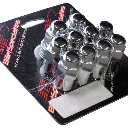 BILLET SPECIAL WHEEL NUTS 10PK1/2-20 x .500 MAG SHANK CLOSED