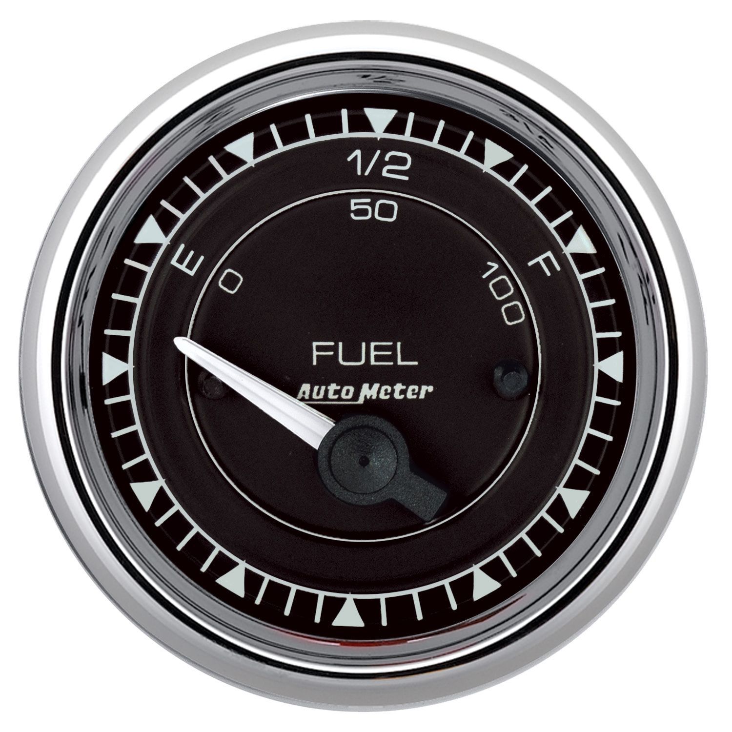CHRONO CHROME 2-1/16" FUEL LEVEL, 0-90 OHM, SHORT SWEEP
