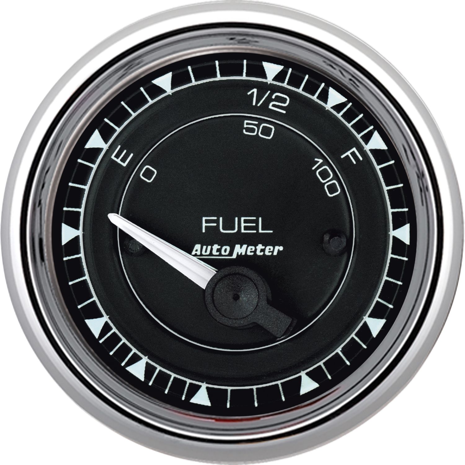 CHRONO CHROME 2-1/16" FUEL LEVEL, 73-10 OHM, SHORT SWEEP
