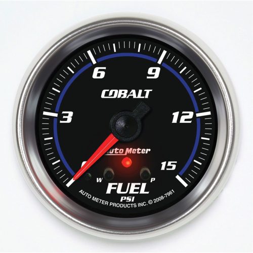 COBALT 2-5/8″ FUEL PRESSURE 0-15PSI, FULL SWEEP ELECTRIC