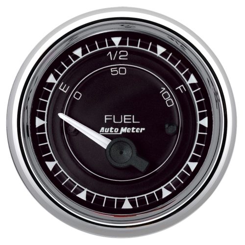 CHRONO CHROME 2-1/16″ FUEL LEVEL, 240-33 OHM, SHORT SWEEP