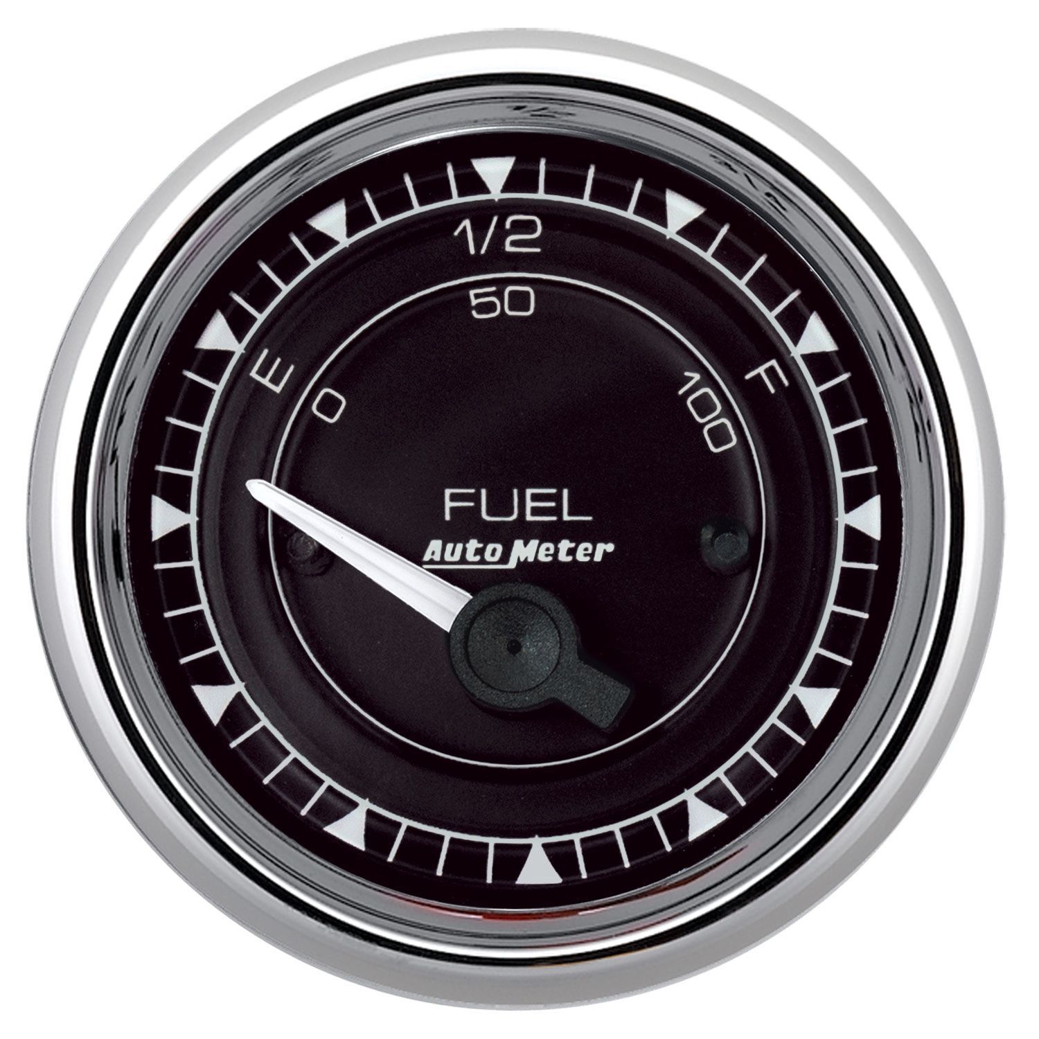 CHRONO CHROME 2-1/16" FUEL LEVEL, 240-33 OHM, SHORT SWEEP