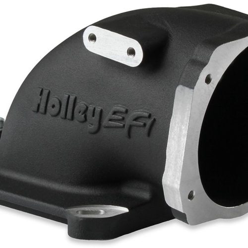 EFI THROTTLE BODY ELBOW, BLACK4150 INTAKE / LS THROTTLE BODY