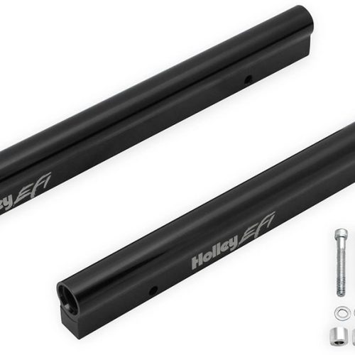 EFI FUEL RAIL KIT, 351W HI-RAM-8AN ORB, BLACK