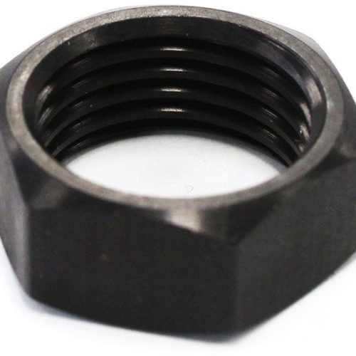 BLACK 5/8-18 JAM NUT RH ALLOY 3/4″ HEX