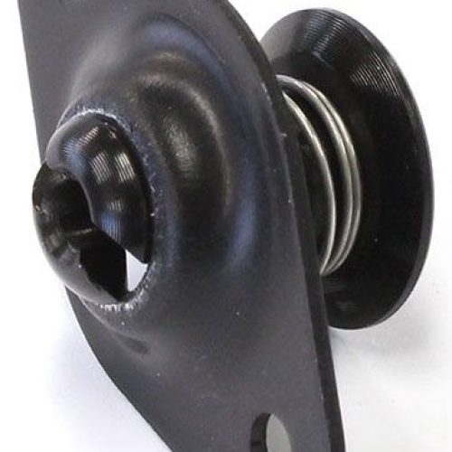 5/16 .500″ SELF EJECT BUTTON  BLACK ALUMINIUM